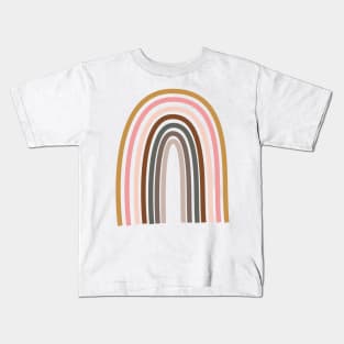 Playful Rainbow Illustration Kids T-Shirt